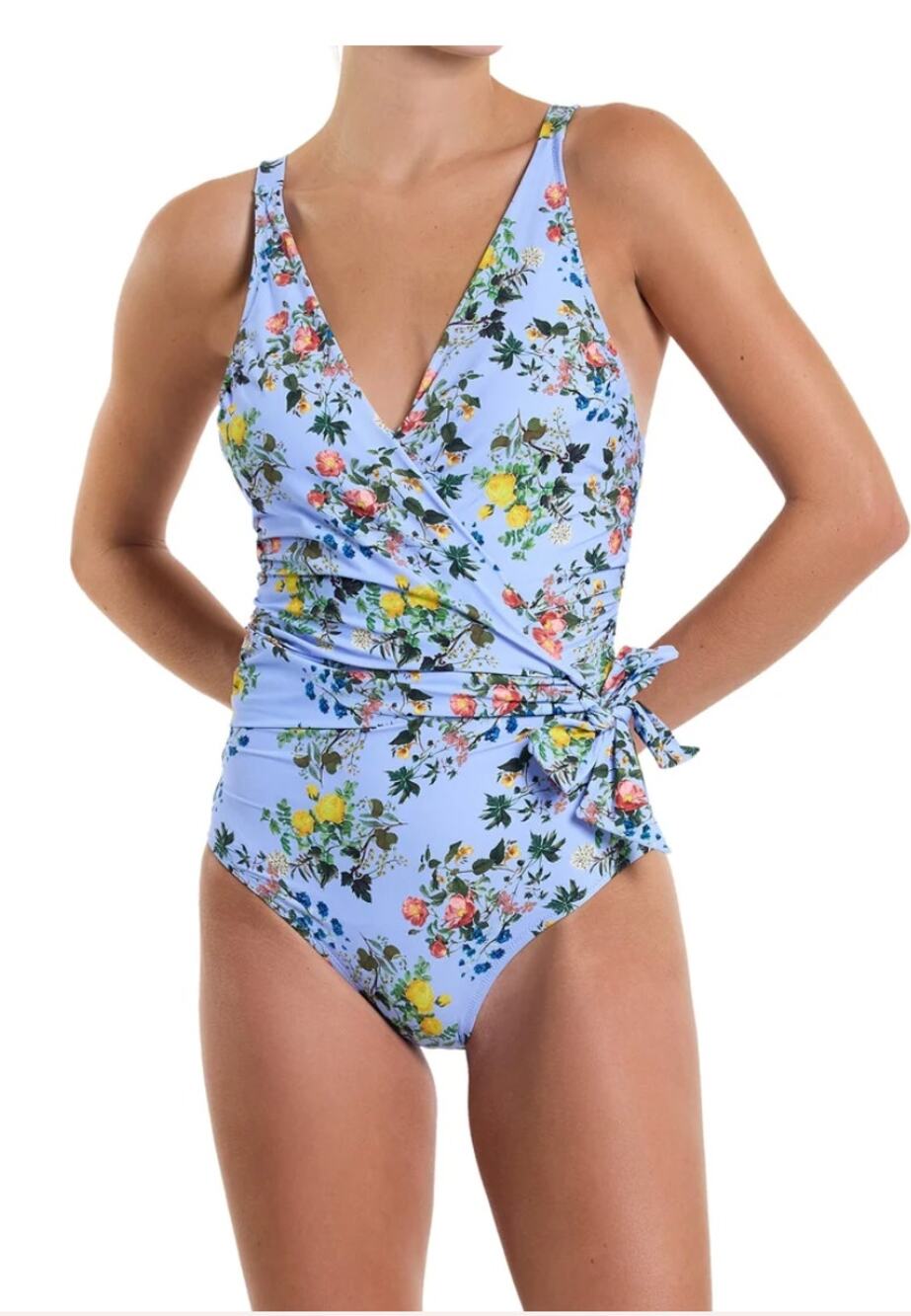 NWT Hanky Panky Wide Strap Wrap One Piece Swimsuit Size Large